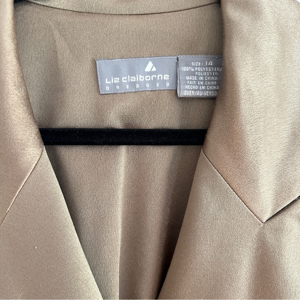 Vintage Liz Claiborne Gold Jumpsuit - Picture 4 of 10